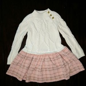 Girls Knitted Sweater Dress